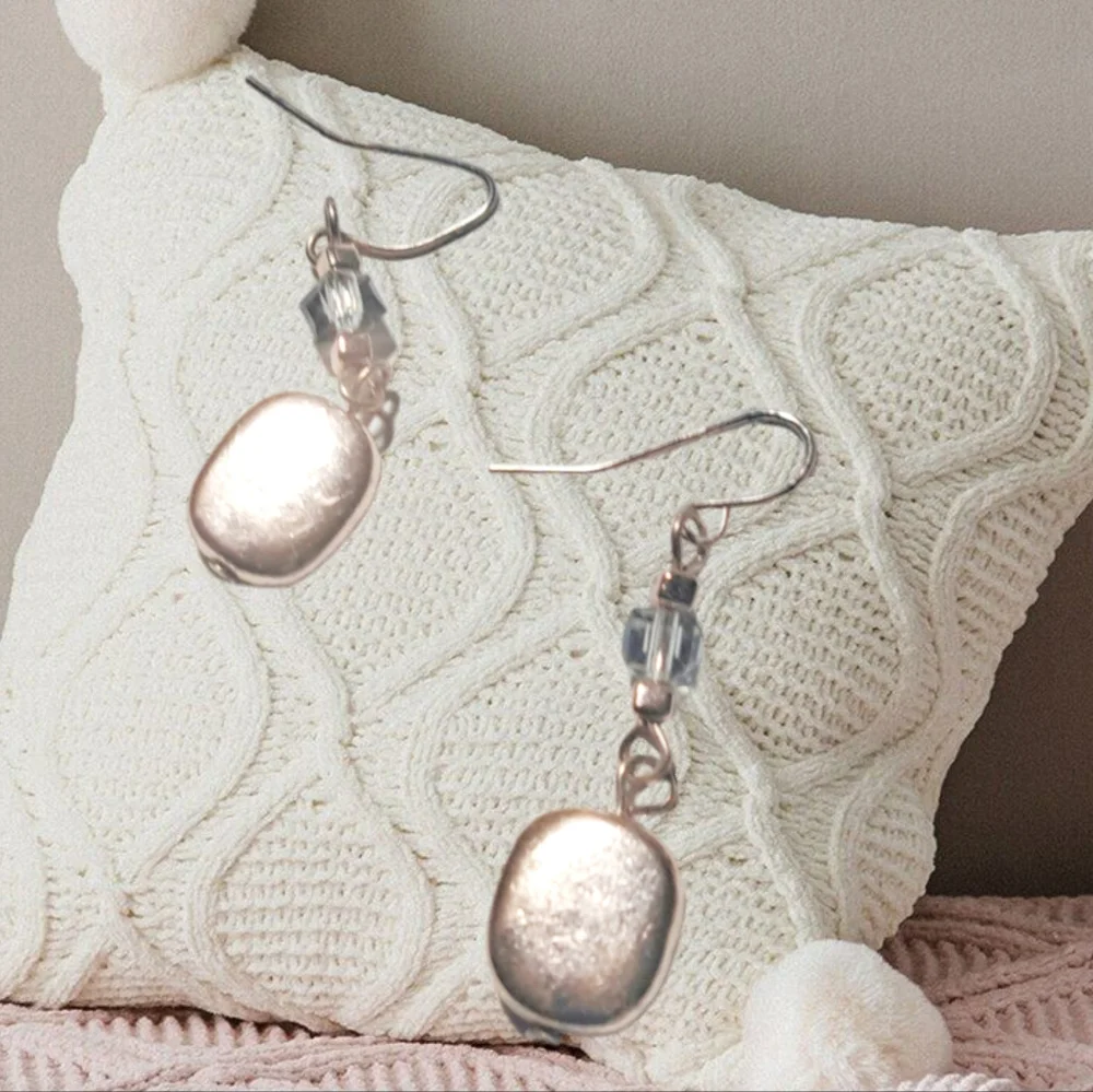 👣4/$20. Rose Gold Tone Earrings - Picture 6 of 6